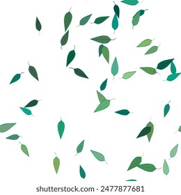 Leaf pattern, backgrounds nature, floral seamless pattern, vector design, seamless texture, ornaments vector, leafs isolated, leaf silhouette, vector shapes, background summer