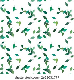Padrão de folha, fundos natureza, fundo floral, textura de folha, vetor de padrão, papel de parede sem costura, formas vetoriais, folha isolada, padrão sem costura, silhueta de folha, plano de fundo de folhas