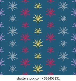 Leaf pattern. Can be used for wallpaper, pattern fills, textile, web page background, surface textures, Image for advertising booklets, banners, flayers.