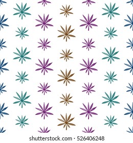 Leaf pattern. Can be used for wallpaper, pattern fills, textile, web page background, surface textures, Image for advertising booklets, banners, flayers.