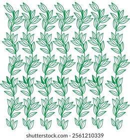 Leaf pattern design with background
