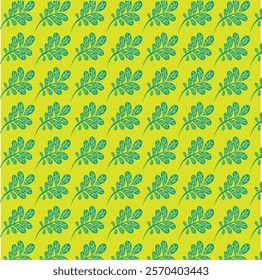 Leaf Pattern Design With Background