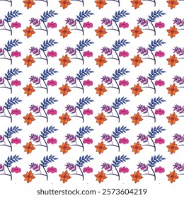 leaf pattern design with background