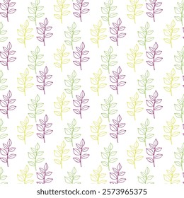 Leaf pattern design with background