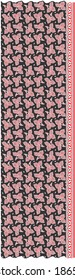 leaf pattern for fabric print and tiles use