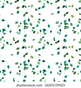 Patrón de hojas, patrón floral sin fisuras, diseño de patrón, Vector de ornamento, patrón ornamental, fondos de la naturaleza, hojas aisladas, Vector de fondo, textura de fondo, fondo sin fisuras