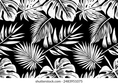 leaf pattern, geometric pattern, abstract pattern. vector illustration