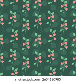 Leaf pattern. Infinite background. Seamless packaging design.