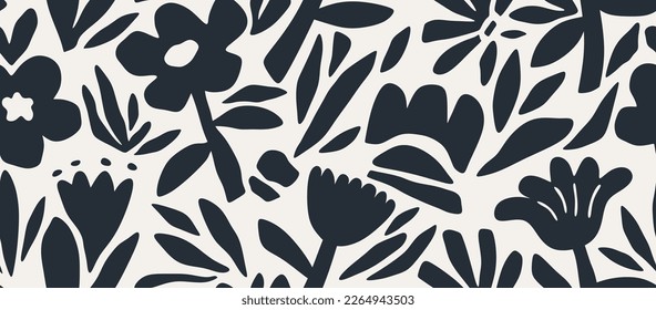 leaf pattern, leaves pattern, flower pattern, abstract pattern. vector illustration