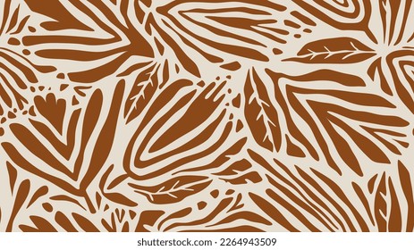 leaf pattern, leaves pattern, flower pattern, abstract pattern. vector illustration