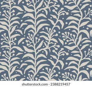 leaf pattern, leaves pattern, flower pattern, abstract pattern. vector illustration