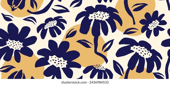 leaf pattern, leaves pattern, flower pattern, abstract pattern. vector illustration