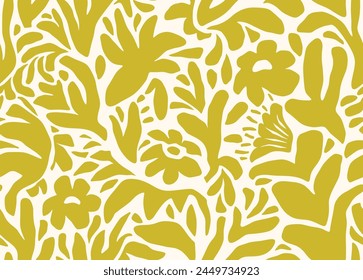 leaf pattern, leaves pattern, flower pattern, abstract pattern. vector illustration