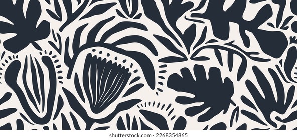 leaf pattern, leaves pattern, geometric pattern,  abstract pattern. vector illustration