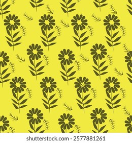 leaf pattern, leaves pattern, geometric pattern, abstract seamless pattern. vector illustration