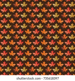 leaf pattern on brown
