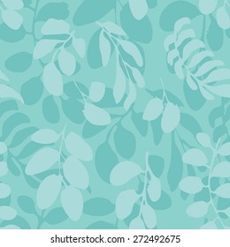 Leaf pattern. Organic ornament. Seamless pattern