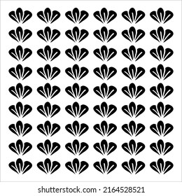 leaf pattern ornament illustration design vector for background.