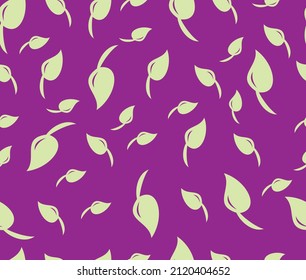 leaf pattern seamless art vector design