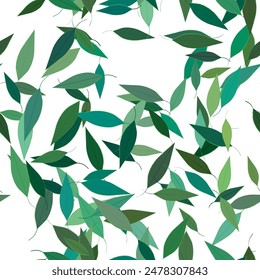 Leaf pattern, seamless background, seamless pattern vector, ornaments vector, vector abstract, floral design, leafs background, background texture, pattern design, floral background