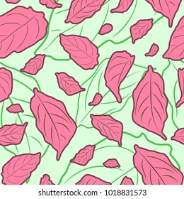 Leaf Pattern Seamless Design
