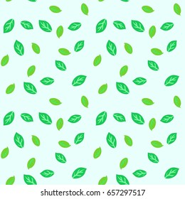 Leaf Pattern Seamless Vector