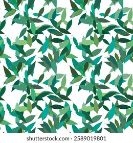 Leaf pattern, leaf silhouette, nature backgrounds, seamless floral pattern, background design, ornament vector, abstract background, leafs isolated, vector backgrounds, seamless vector
