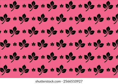 Leaf Pattern Simple And Minimalis Vector Style