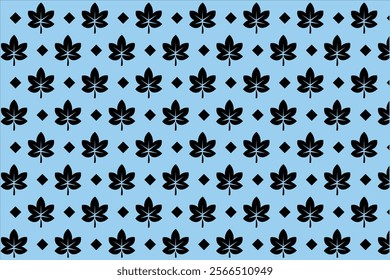 Leaf Pattern Simple And Minimalis Vector Style
