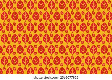 Leaf Pattern simple and minimalist style