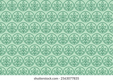 Leaf Pattern simple and minimalist style