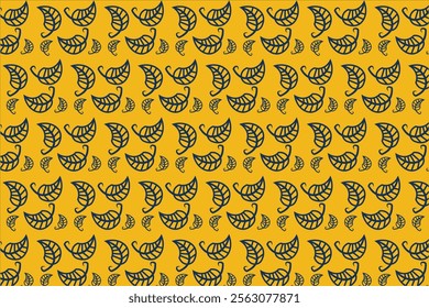 Leaf Pattern simple and minimalist style