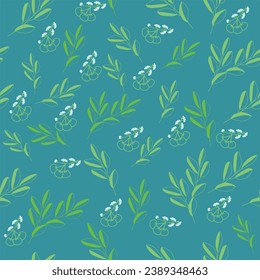 Leaf pattern. Suitable for fabric, textile, embroidery, printing