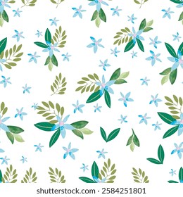 Leaf pattern for textile designs