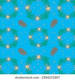 Leaf pattern for textile designs