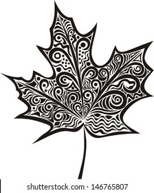 Leaf pattern vector illustration