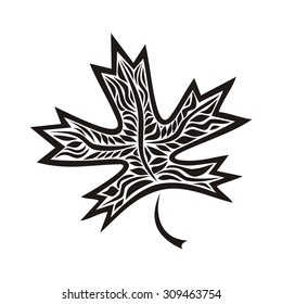 Leaf pattern vector illustration