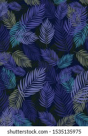 Leaf pattern vector illustration design background wallpaper