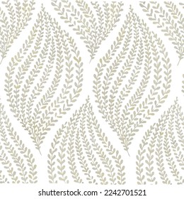 leaf pattern vector textile designing 