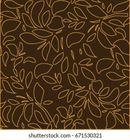 leaf pattern vector woman design nature 