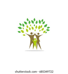 Leaf People Green logo