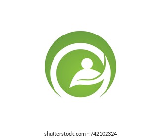 Leaf people logos