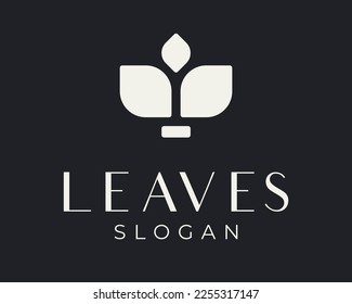 Leaf Petal Bloom Blossom Spa Organic Beauty Natural Nature Simple Minimalist Flat Vector Logo Design
