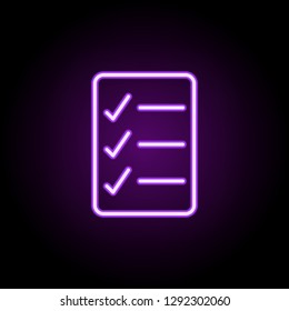 leaf plans icon. Elements of startups in neon style icons. Simple icon for websites, web design, mobile app, info graphics