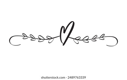 Leaf Plant blossom flower black dark color pattern nature tree symbol sign decoration ornament spring autumn summer season vector illustration environment romantic growth ecology heart shape abstract
