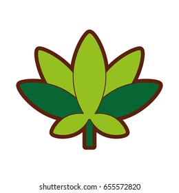 leaf plant decorative icon