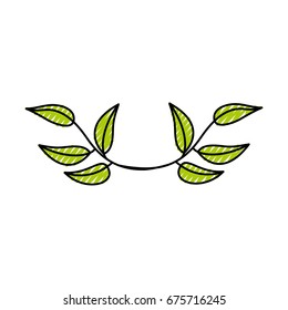leaf plant decorative icon