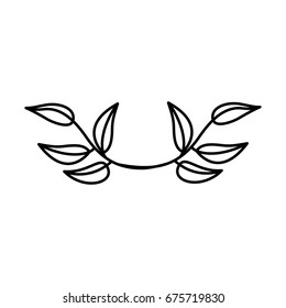 leaf plant decorative icon