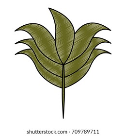 leaf plant decorative icon
