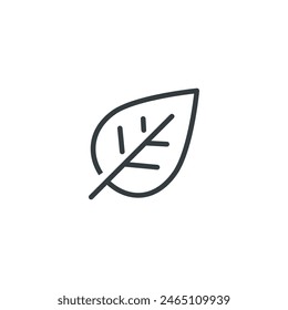 Leaf plant ecology nature icon, vector illustration